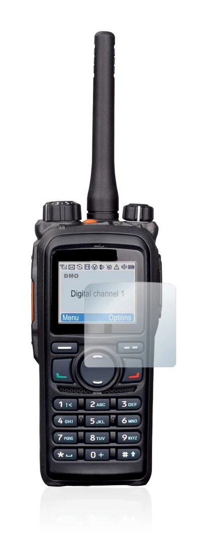 Image of the device Hytera PD785 with a wide variety of screen protectors.