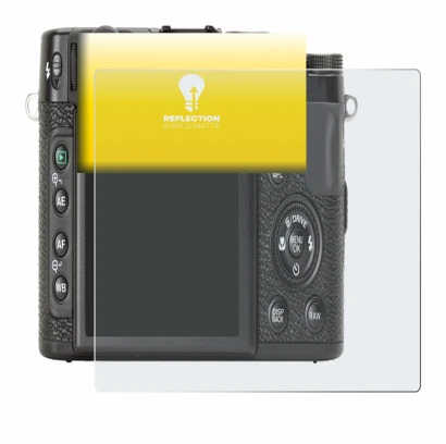 Image of the device Fujifilm X10 with a wide variety of screen protectors.