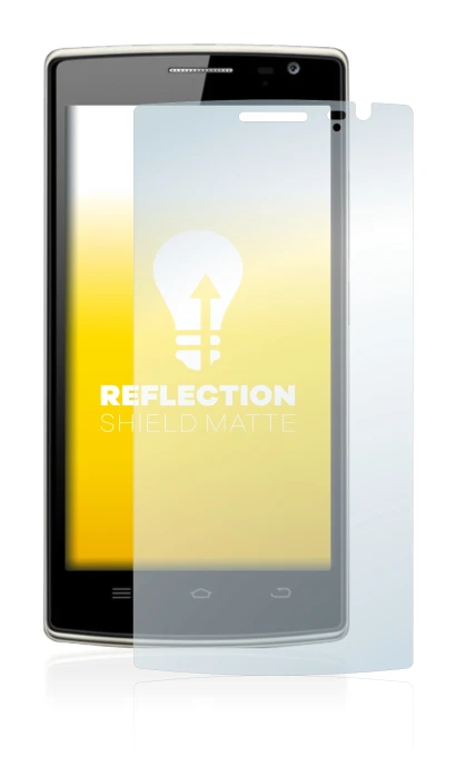 Image of the device THL 5000T with a wide variety of screen protectors.