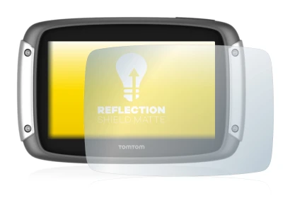 Image of the device TomTom Rider 400 with a wide variety of screen protectors.