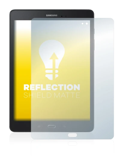 Image of the device Samsung Galaxy Tab A 9.7 with a wide variety of screen protectors.