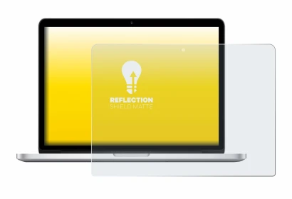 Image of the device Apple MacBook Retina Pro 13" 2015 with a wide variety of screen protectors.