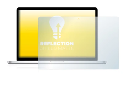 Image of the device Apple MacBook Pro Retina 15" 2015 with a wide variety of screen protectors.