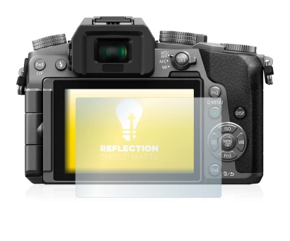 Image of the device Panasonic Lumix DMC-G7 with a wide variety of screen protectors.