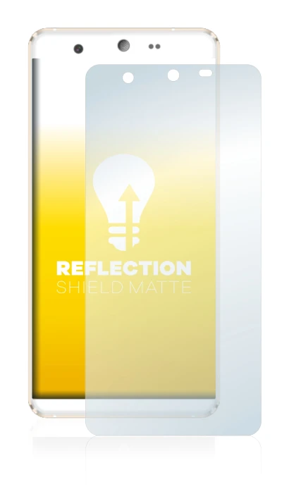 Image of the device Kingzone N5 with a wide variety of screen protectors.