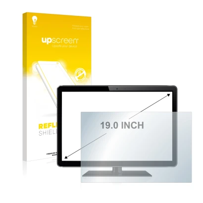 Front side of a product packaging with the brand logo upscreen. Next to it is the device shown with the corresponding screen p