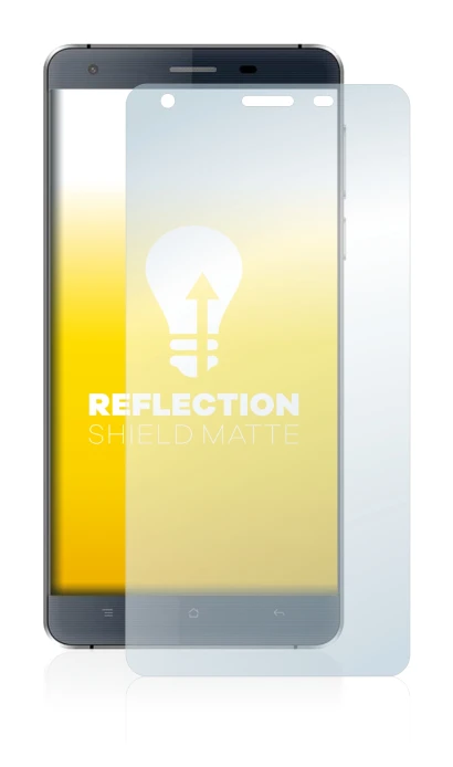 Image of the device Oukitel K6000 with a wide variety of screen protectors.