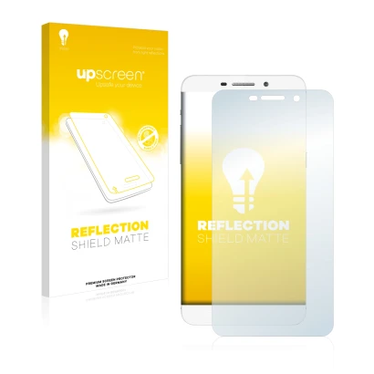 Front side of a product packaging with the brand logo upscreen. Next to it is the device LeTV Le 1 Pro X800 shown with the cor