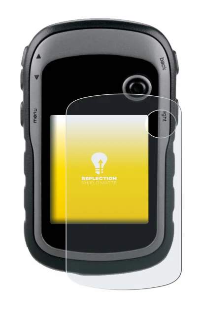 Image of the device Garmin eTrex 30x with a wide variety of screen protectors.