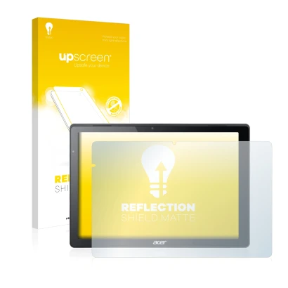 Front side of a product packaging with the brand logo upscreen. Next to it is the device Acer Switch Alpha 12 shown with the c