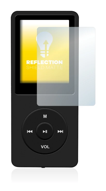 Image of the device AGPtek 8GB MP3-Player with a wide variety of screen protectors.