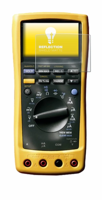 Image of the device Fluke MultiMeter 189 with a wide variety of screen protectors.