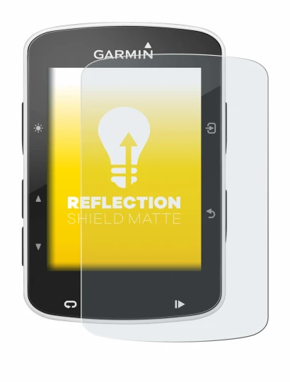 Image of the device Garmin Edge 820 with a wide variety of screen protectors.
