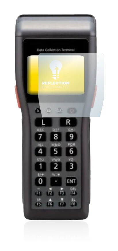 Image of the device Casio DT-930 with a wide variety of screen protectors.