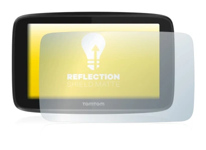 Image of the device TomTom GO 5200 with a wide variety of screen protectors.