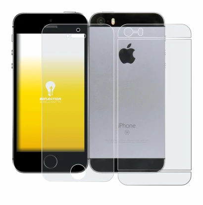 Image of the device Apple iPhone SE 2016 (Front+Back) with a wide variety of screen protectors.