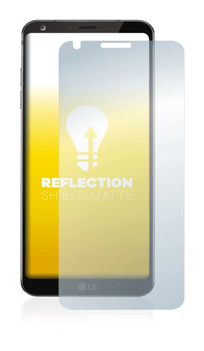 Image of the device LG G6 with a wide variety of screen protectors.