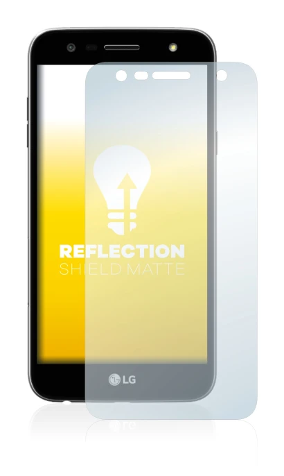 Image of the device LG X Power 2 with a wide variety of screen protectors.