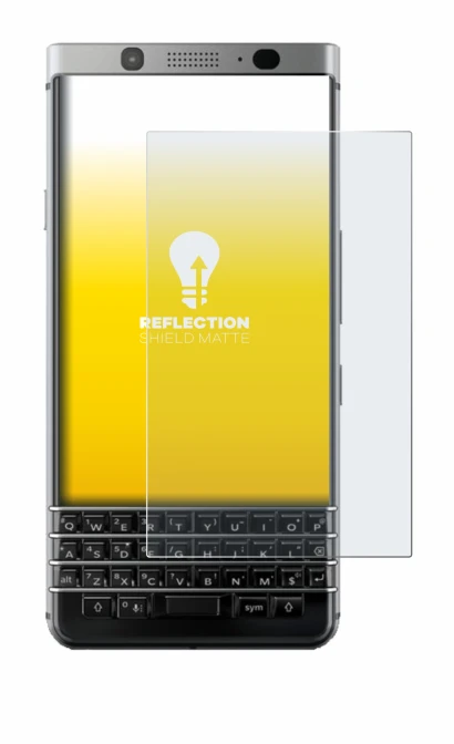 Image of the device BlackBerry Keyone with a wide variety of screen protectors.