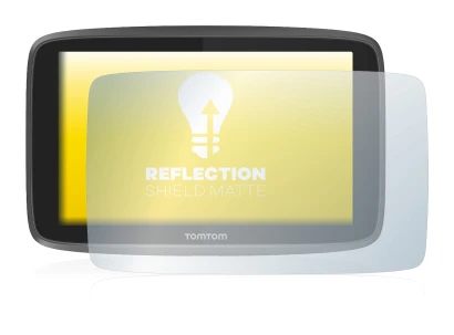 Image of the device TomTom Go 6200 with a wide variety of screen protectors.