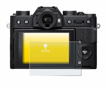 Image of the device Fujifilm X-T20 with a wide variety of screen protectors.