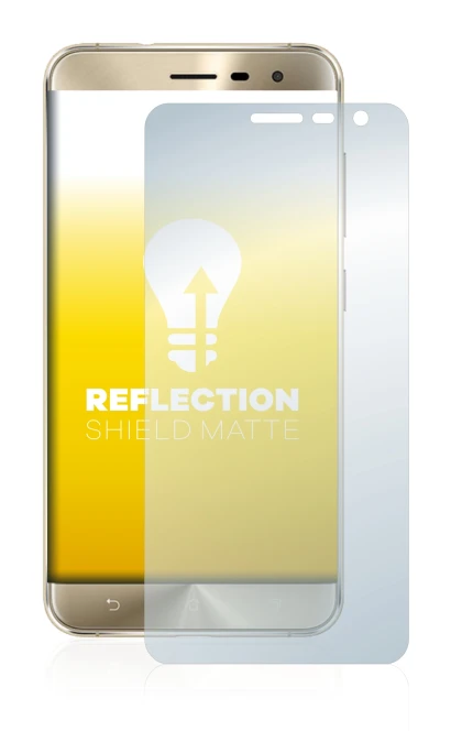 Image of the device ASUS ZenFone 3 ZE552KL with a wide variety of screen protectors.