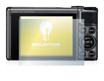 Image of the device Canon PowerShot SX730 HS with a wide variety of screen protectors.