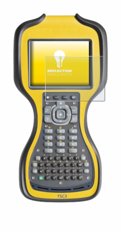 Image of the device Trimble TSC3 with a wide variety of screen protectors.