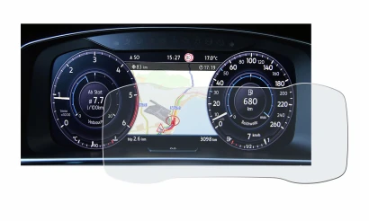 Image of the device Volkswagen Golf 7 Active Info Chockpit 12.3" with a wide variety of screen protectors.