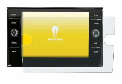 Image of the device Volkswagen Composition Media 2017 with a wide variety of screen protectors.