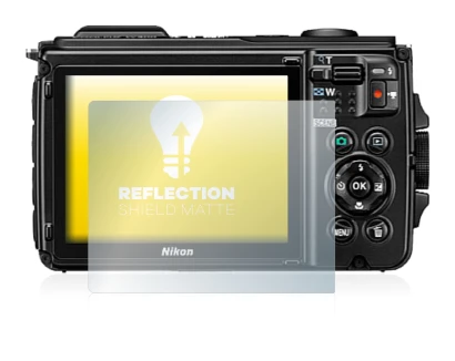 Image of the device Nikon Coolpix W300 with a wide variety of screen protectors.