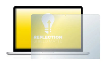 Image of the device Apple MacBook Pro 15" 2017 with a wide variety of screen protectors.