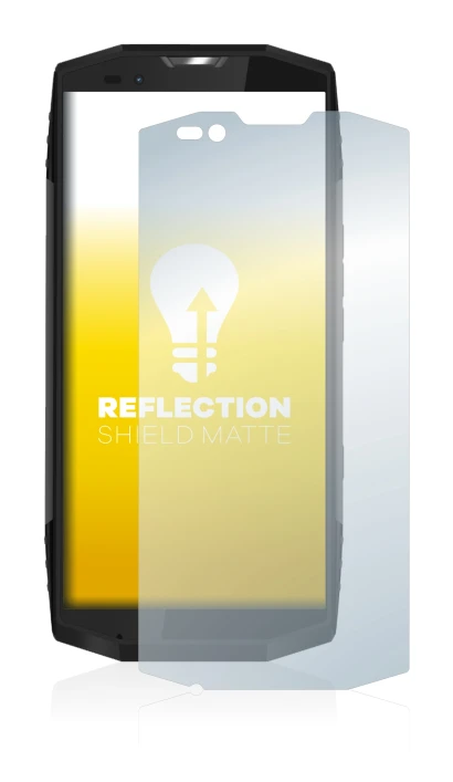 Image of the device Blackview BV9000 Pro with a wide variety of screen protectors.