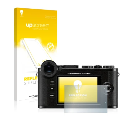 Front side of a product packaging with the brand logo upscreen. Next to it is the device Leica CL shown with the corresponding