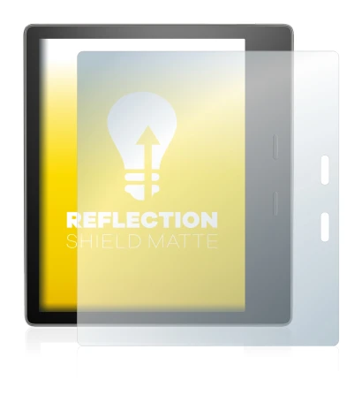 Image of the device Amazon Kindle Oasis 2017 (9th Gen.) with a wide variety of screen protectors.