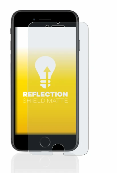 Image of the device Apple iPhone SE 2 2020 with a wide variety of screen protectors.