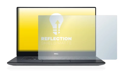Image of the device Dell XPS 15 9560 with a wide variety of screen protectors.
