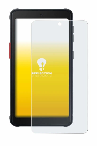 Image of the device Samsung Galaxy XCover 5 with a wide variety of screen protectors.
