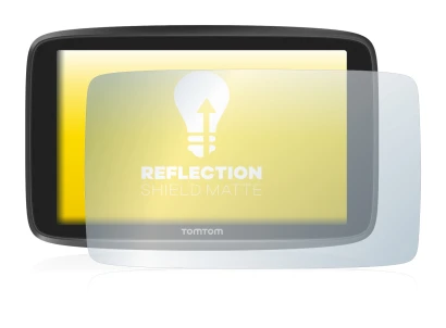 Image of the device TomTom GO Camper with a wide variety of screen protectors.