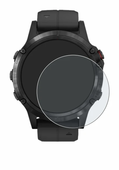 Image of the device Garmin Fenix 5 Plus (47 mm) with a wide variety of screen protectors.