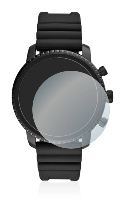 Image of the device Fossil Q Explorist HR (4.Gen) with a wide variety of screen protectors.