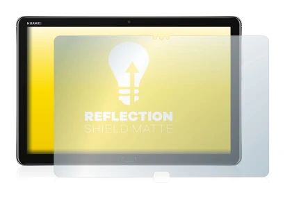 Image of the device Huawei MediaPad M5 Lite 10.1" with a wide variety of screen protectors.