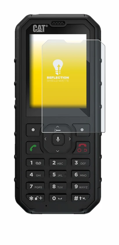 Image of the device Caterpillar Cat B35 with a wide variety of screen protectors.