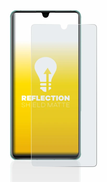 Image of the device Huawei P30 with a wide variety of screen protectors.