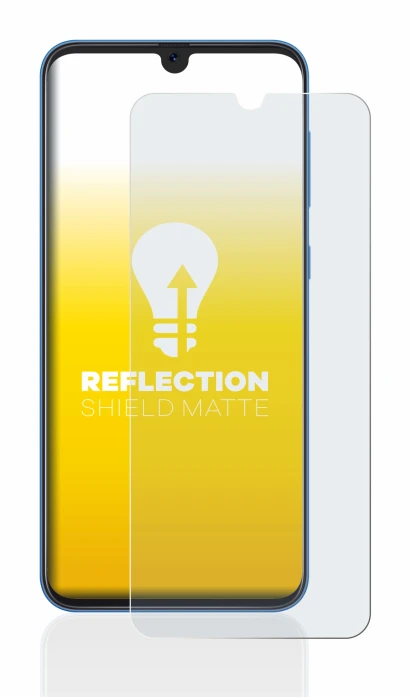 Image of the device Samsung Galaxy A50 with a wide variety of screen protectors.