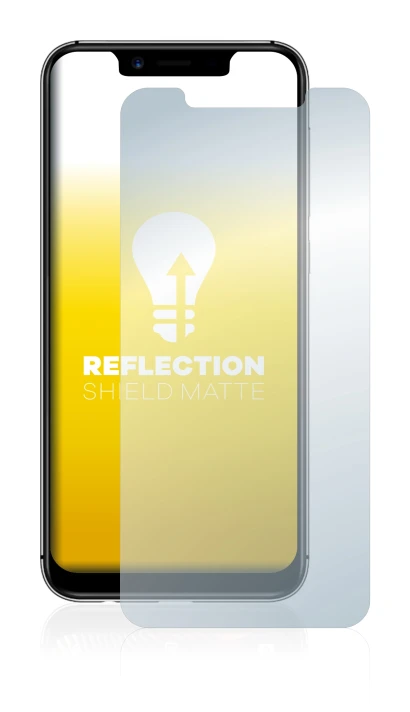 Image of the device Umidigi A3 Pro with a wide variety of screen protectors.