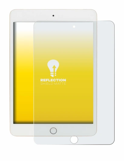 Image of the device Apple iPad Mini 5 2019 (5th. Gen.) with a wide variety of screen protectors.