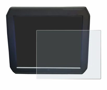 Image of the device Keyence IM-7020 (Display + Touchpad) with a wide variety of screen protectors.