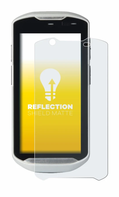 Image of the device Zebra TC52-HC with a wide variety of screen protectors.