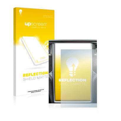 Front side of a product packaging with the brand logo upscreen. Next to it is the device Tesla Model X shown with the correspo